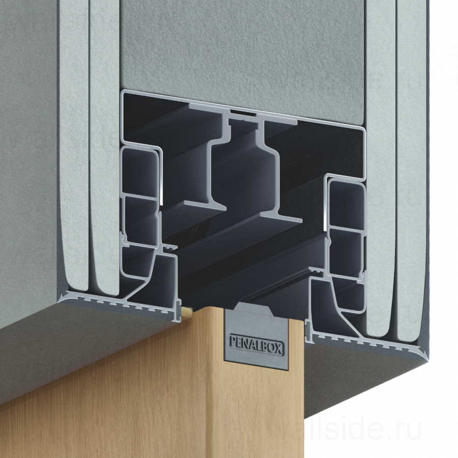 Пенал Penalbox Wood Single Plaster высотой 2700 мм