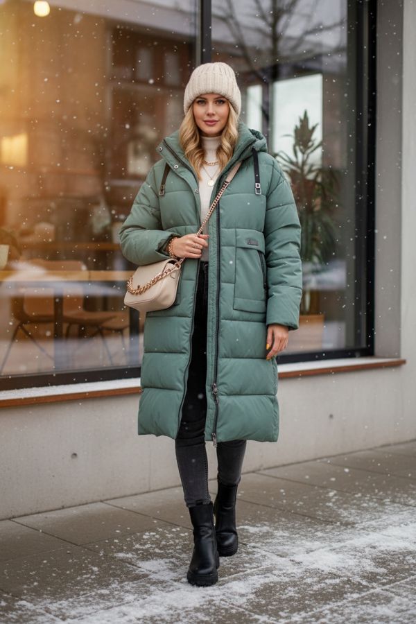 Куртка зимняя арт.2829 [бирюзовый]