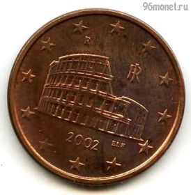 Италия 5 евроцентов 2002