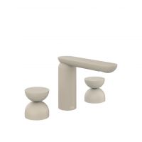 Смеситель для раковины Gessi Perle 74996 без донного клапана с металлическими вентилями-полусферами схема 12