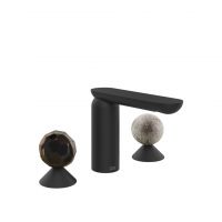 Смеситель для раковины Gessi Perle 74265 без донного клапана с вентилями-сферами из муранского стекла Sfaccettato и Pulegoso схема 10