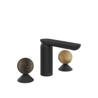 Смеситель для раковины Gessi Perle 74135 без донного клапана с вентилями-сферами из мрамора Emperador Dark и камня Onyx Cola схема 10 Смеситель для раковины Gessi Perle 74135 без донного клапана с вентилями-сферами из мрамора Emperador Dark и камня Onyx Cola схема 10
