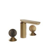 Смеситель для раковины Gessi Perle 74135 без донного клапана с вентилями-сферами из мрамора Emperador Dark и камня Onyx Cola схема 15 Смеситель для раковины Gessi Perle 74135 без донного клапана с вентилями-сферами из мрамора Emperador Dark и камня Onyx Cola схема 15