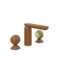 Смеситель для раковины Gessi Perle 74055 без донного клапана с вентилями-сферами из металла и камня Onyx Green схема 11 Смеситель для раковины Gessi Perle 74055 без донного клапана с вентилями-сферами из металла и камня Onyx Green схема 11