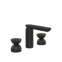 Смеситель для раковины Gessi Perle 74886 без донного клапана с вентилями-полусферами из муранского стекла Battuto схема 10