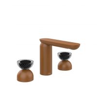 Смеситель для раковины Gessi Perle 74776 без донного клапана с вентилями-полусферами из муранского стекла Balloton схема 11