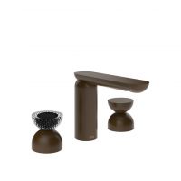 Смеситель для раковины Gessi Perle 74796 без донного клапана, с вентилями-полусферами из металла и муранского стекла Balloton схема 8