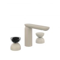 Смеситель для раковины Gessi Perle 74796 без донного клапана, с вентилями-полусферами из металла и муранского стекла Balloton схема 12