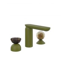 Смеситель для раковины Gessi Perle 74848 без донного клапана с вентилем-сферой и полусферой из муранского стекла Battuto схема 13 Смеситель для раковины Gessi Perle 74848 без донного клапана с вентилем-сферой и полусферой из муранского стекла Battuto схема 13