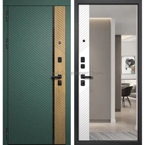 Дверь Дилайн Авокадо Зеркало