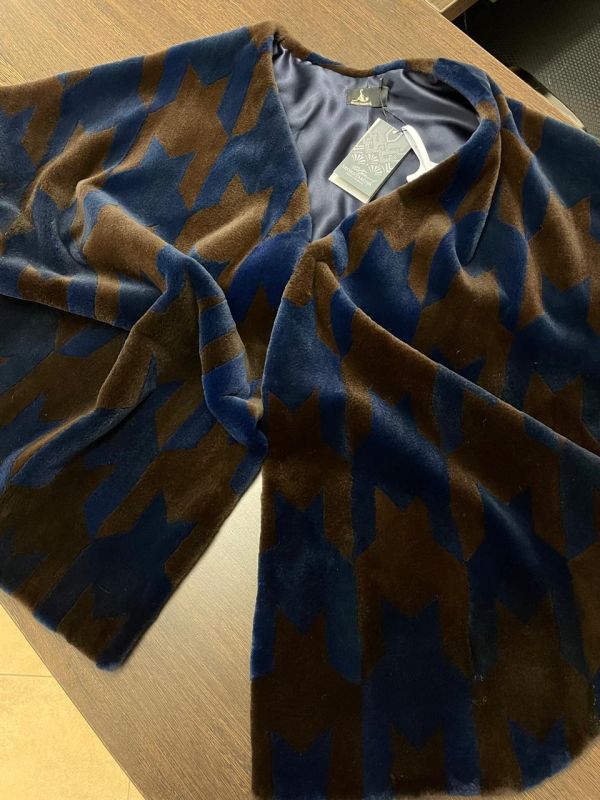 Шикарный эксклюзивный палантин из норки стриженной