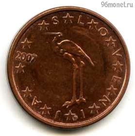 Словения 1 евроцент 2007