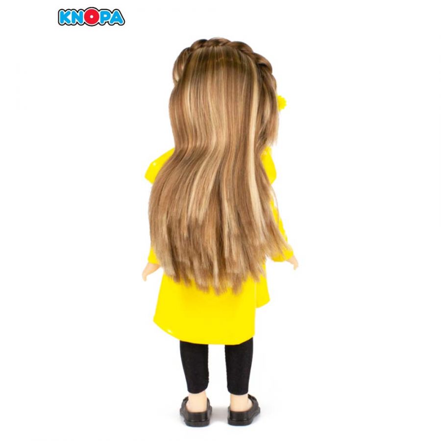 Кукла Мишель под дождём. КНОПА