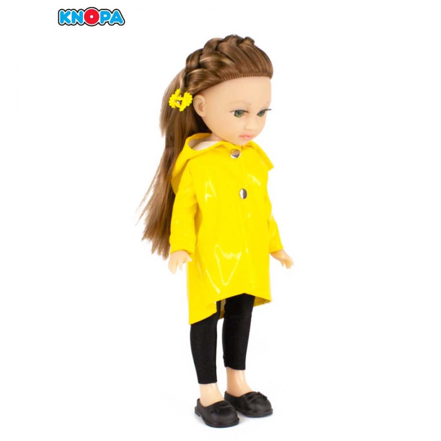 Кукла Мишель под дождём. КНОПА
