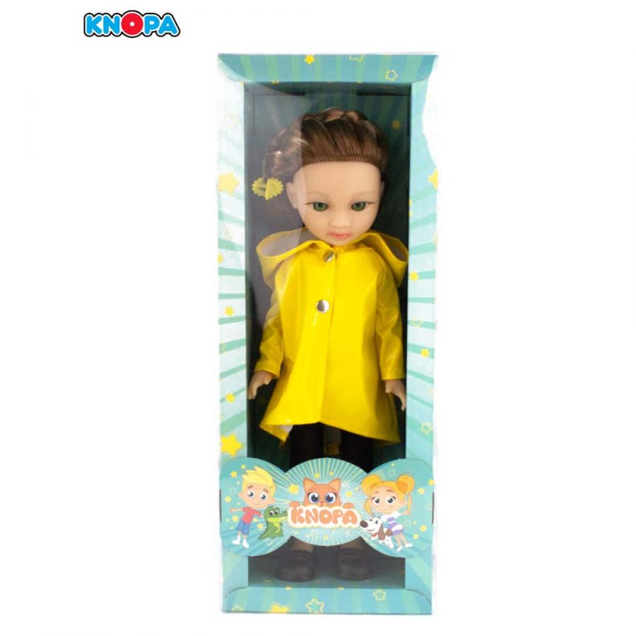 Кукла Мишель под дождём. КНОПА