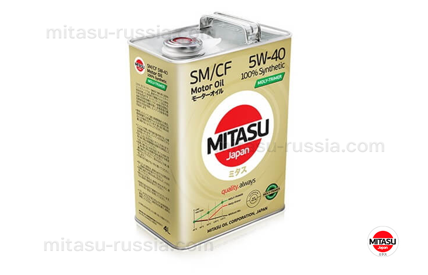 MITASU MOLY-TRiMER SM/CF 5W-40, 4л