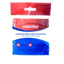 Скотч двухсторонний SmartBuy акрил 0,8*12мм х 3м