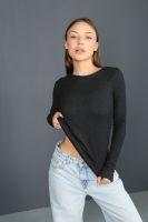 Лонгслив женский кашемир [графит]