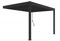 Пергола биоклиматическая Aquaviva Модерн, монтаж к стене (электрическое управление ламелями)