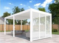 Пергола биоклиматическая Aquaviva Модерн отдельностоящая (ручное управление ламелями)