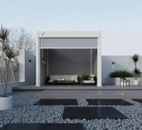 Пергола биоклиматическая Aquaviva Модерн отдельностоящая (ручное управление ламелями)