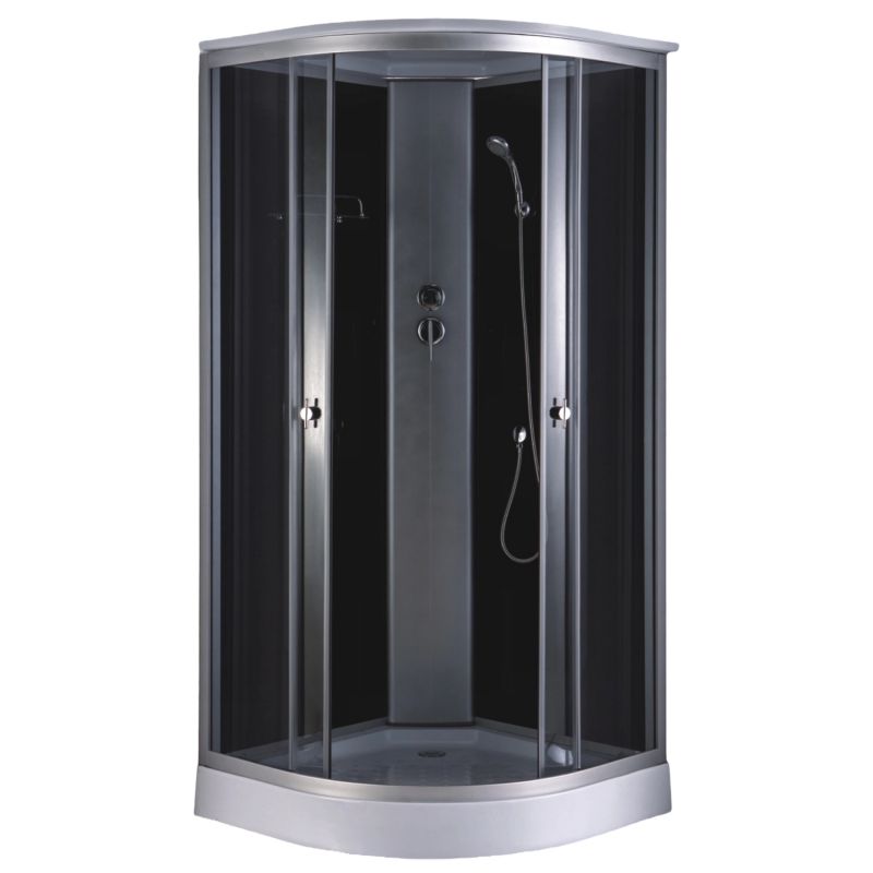 Душевая кабина Loranto 90х90 низкий поддон, прозрачное стекло CS-881EA13TM/B-90