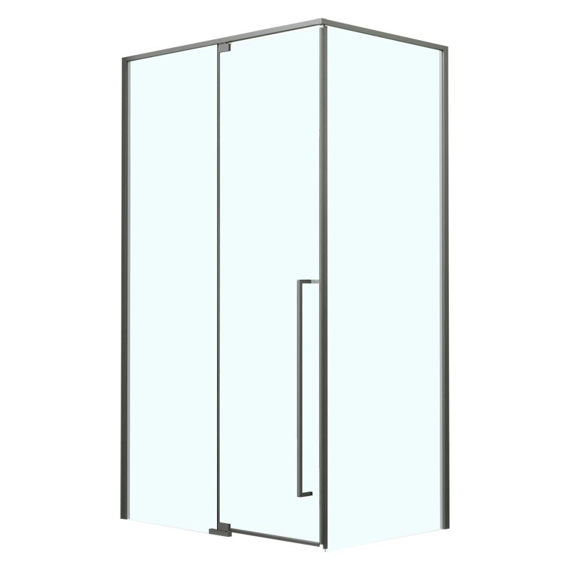 Душевое ограждение Azario MALE 120х90 прозрачное стекло 6мм, профиль графит матовый AZ-J50-12090-MGR-CL