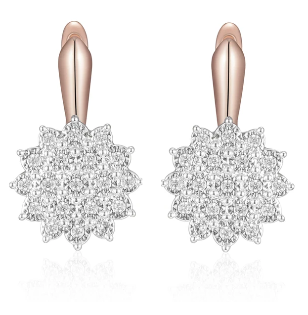 Серьги позолоченные посеребренные бижутерия