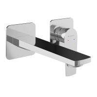 Aqueduto LINHA Смеситель настенного монтажа со скрытой частью, хром