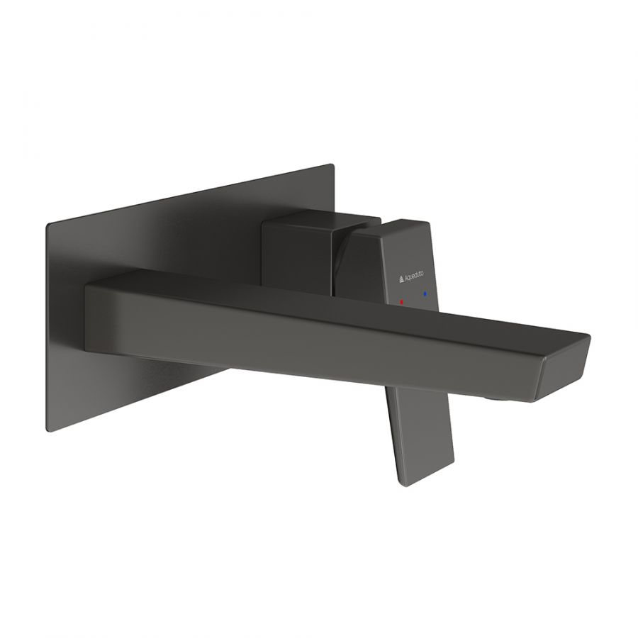 Aqueduto CLARO Смеситель настенного монтажа со скрытой частью, оружейная сталь