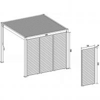 Фиксированная вертикальная боковая панель