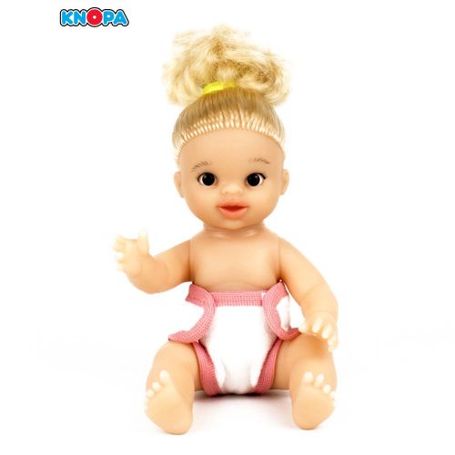 Пупс девочка в памперсе блондинка №2 (22 см)