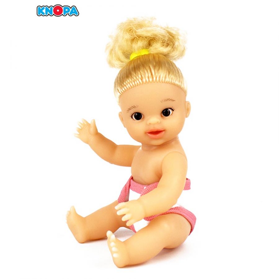 Пупс девочка в памперсе блондинка №2 (22 см)
