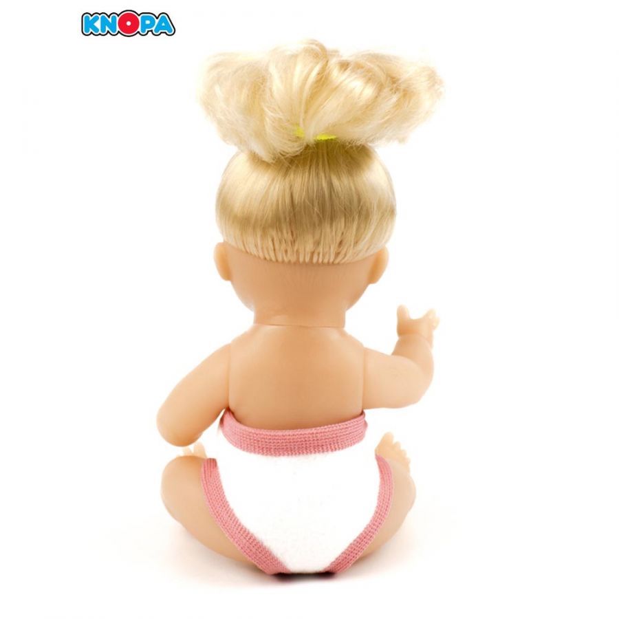 Пупс девочка в памперсе блондинка №2 (22 см)