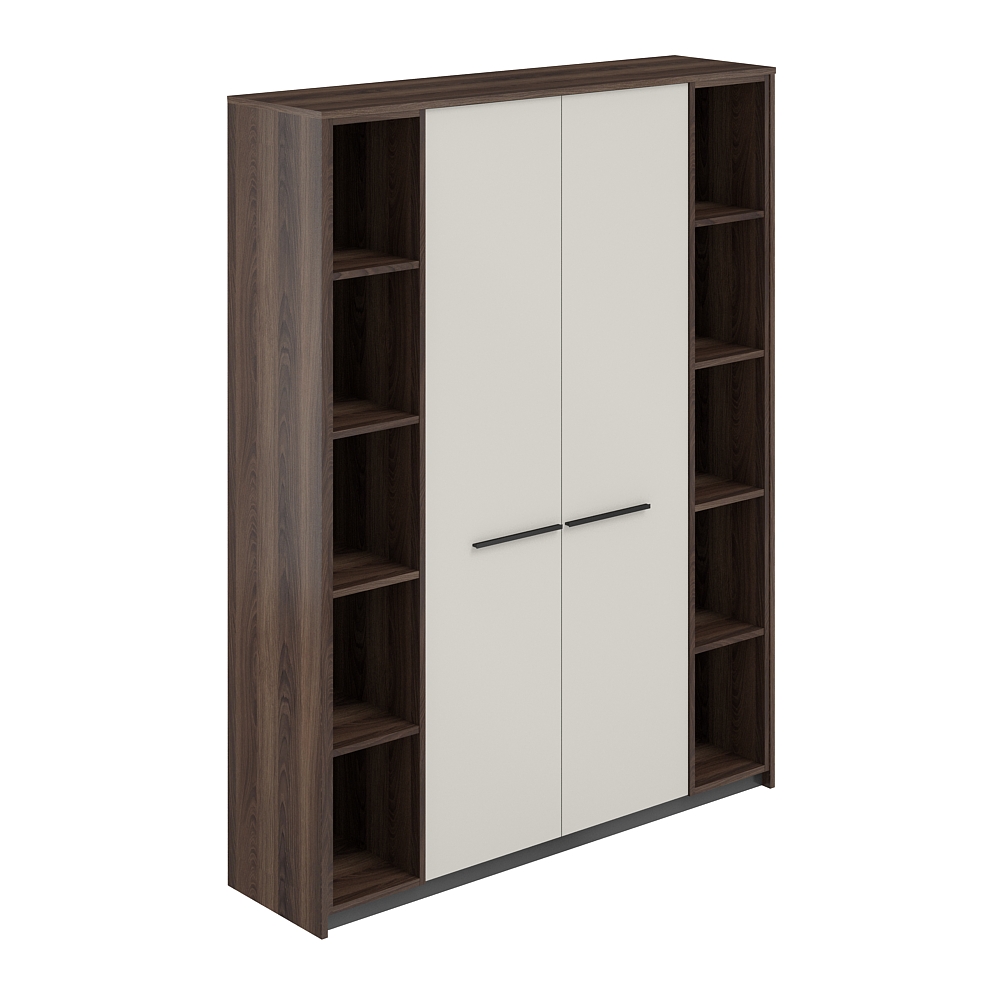 Шкаф высокий  (для одежды) с 2-мя стеллажами, 1540х410х1994