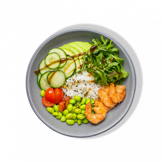 Боул с креветкой