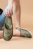 Тапки мужские МТП [косички/зеленый]