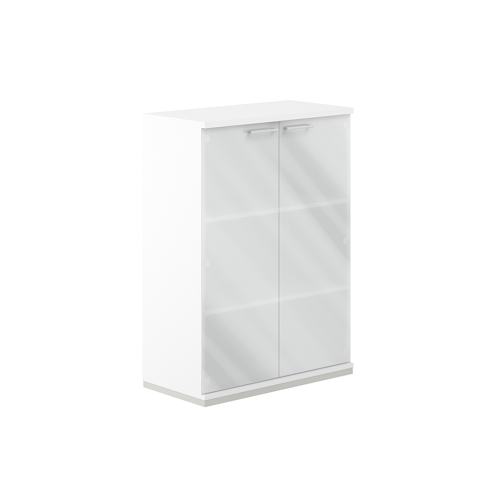 Шкаф 3 уровня 800х400х1111 со стеклом