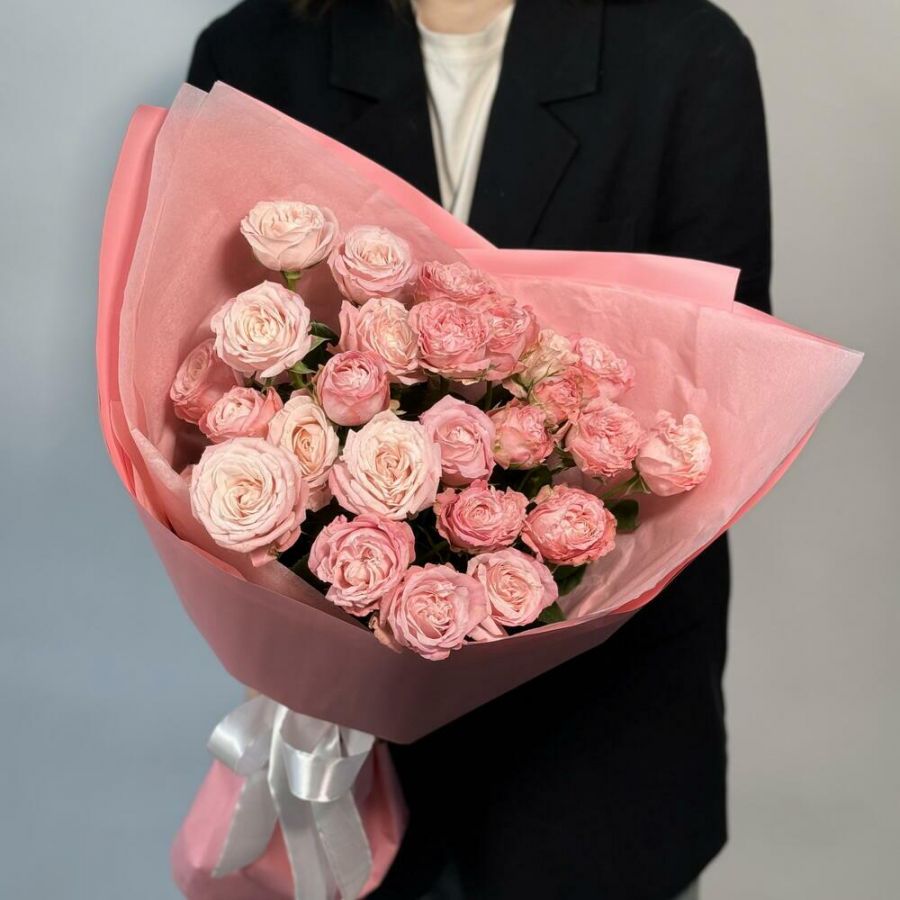 Пудра: нежная пионовидная роза