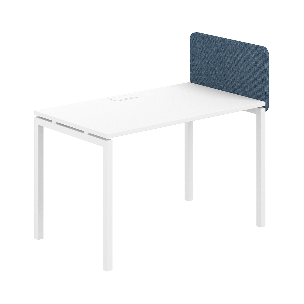 Экран боковой/промежуточный тканевый 700х400(370)х30 (для стола гл.700)