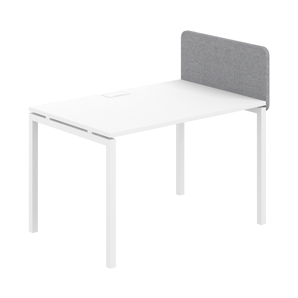 Экран боковой/промежуточный тканевый 800х400(370)х30 (для стола гл.800)