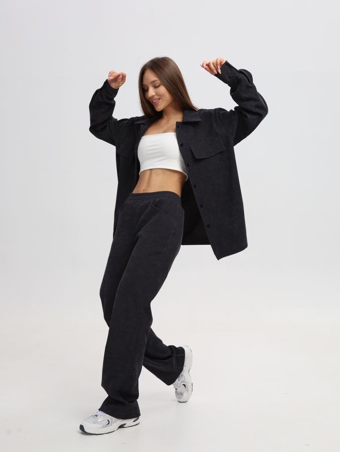 Костюм вельветовый 20686 [графит]