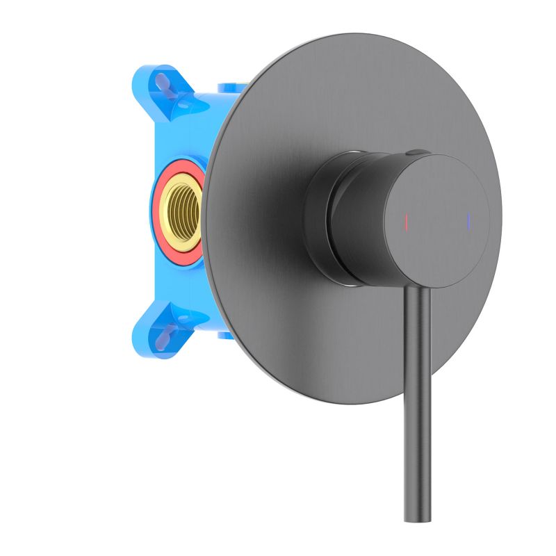 Смеситель для душа Aquatek Европа, оружейная сталь AQ1366BGM