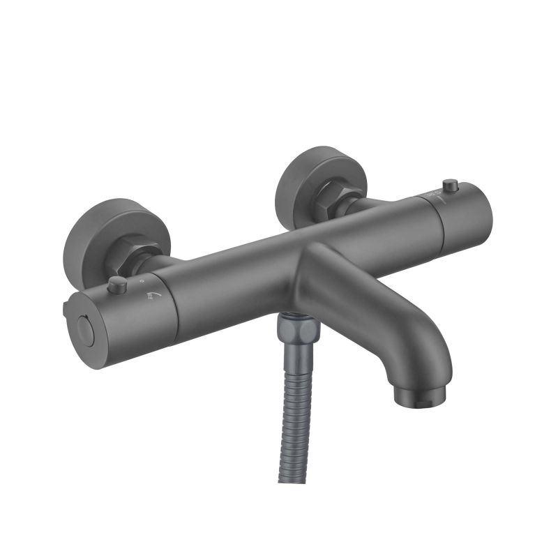 Смеситель для ванны с душем Aquatek ВЕГА, черный матовый AQ1043BGM