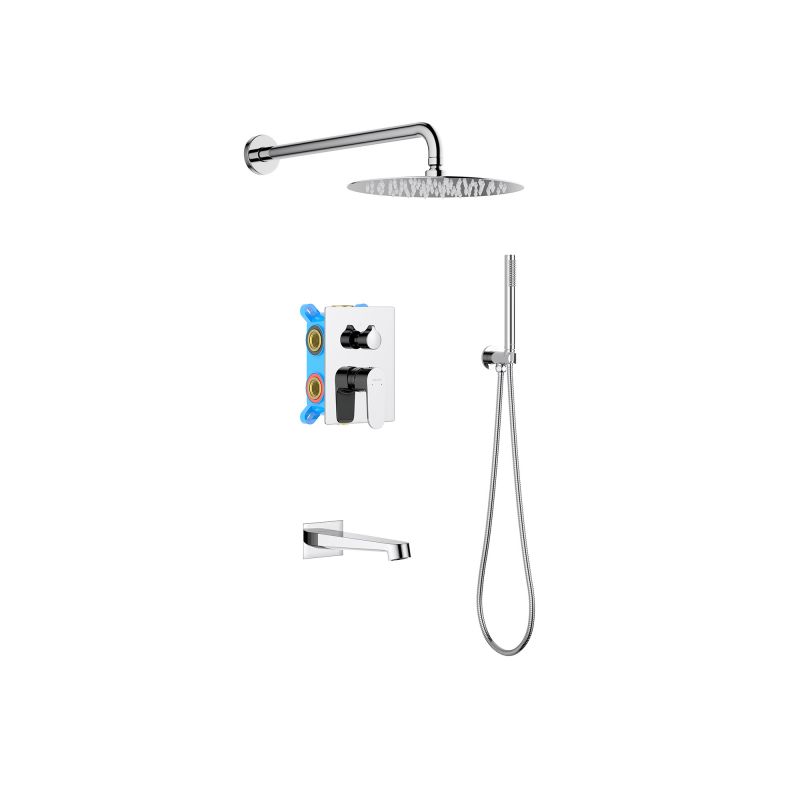 Душевой комплект встраиваемый Aquatek ОБЕРОН, хром AQ1273CR