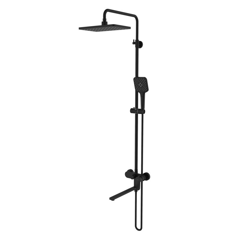 Душевая система Aquatek НИКА, черный матовый AQ2840MB