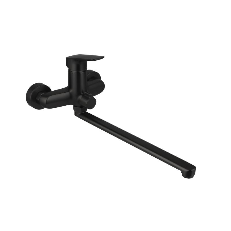 Смеситель для ванны и душа Aquatek ВЕГА, черный матовый AQ1042MB