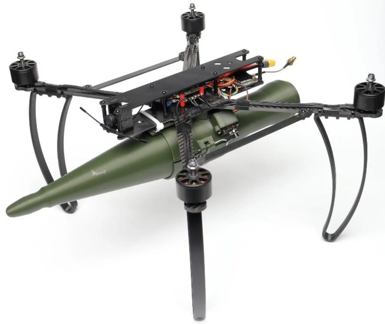 Система сброса под гранату ПГ-9 для FPV-дрона 10’’