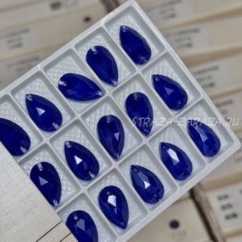 DeLuxe Пришивные Стразы Blue_LAQ Капля 10,5*18 мм