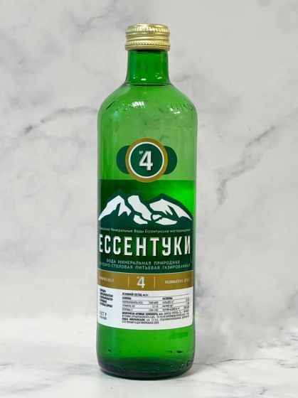 Вода минеральная Ессентуки №4 лечебно-столовая 0,45 л